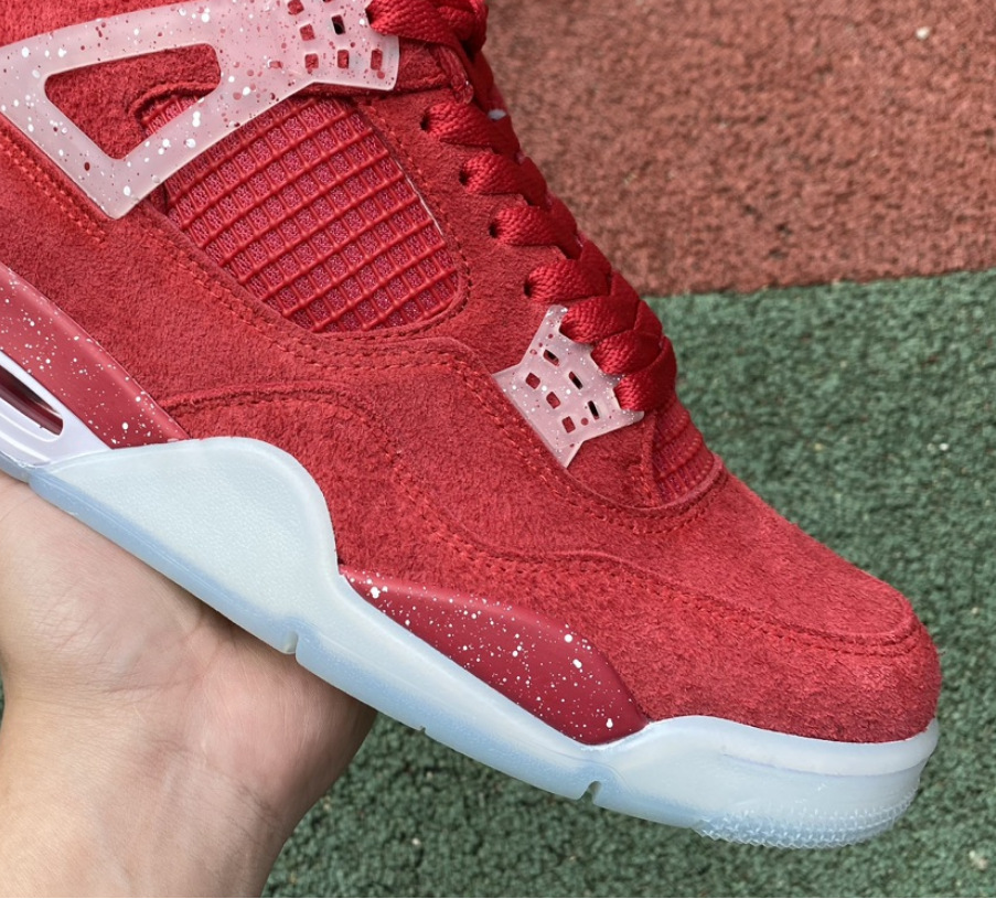 莆田纯原高/版本aj4乔俄克拉荷马大学pe篮球鞋男女运动鞋红-阿里巴巴