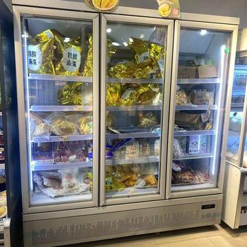 商用冷冻柜立式速冻柜低温奶冷藏柜无霜大容量展示柜透明玻璃直销