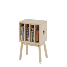 现货木制迷你娃娃屋水曲柳小书柜微型家具摆件小书架置物架