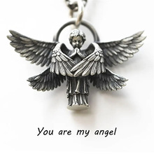 Angel Pendant Necklace Angel Wings Amulet 六翼天使吊坠项链