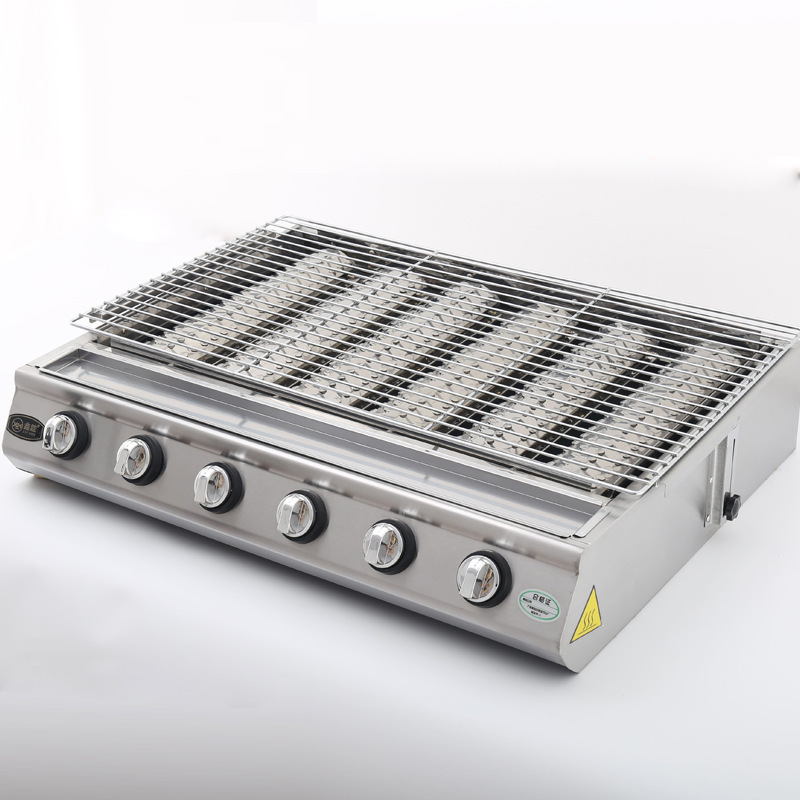 烤生蚝烧烤炉商用煤气液化气生蚝机锡纸摆摊燃气炉子