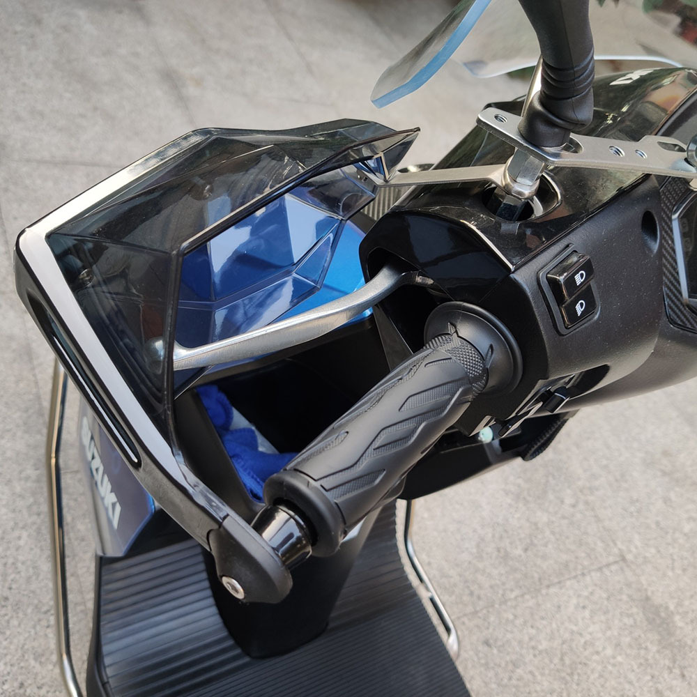 越野摩托车挡风护手罩护手把档风板透明板gw250黄龙小牛通用