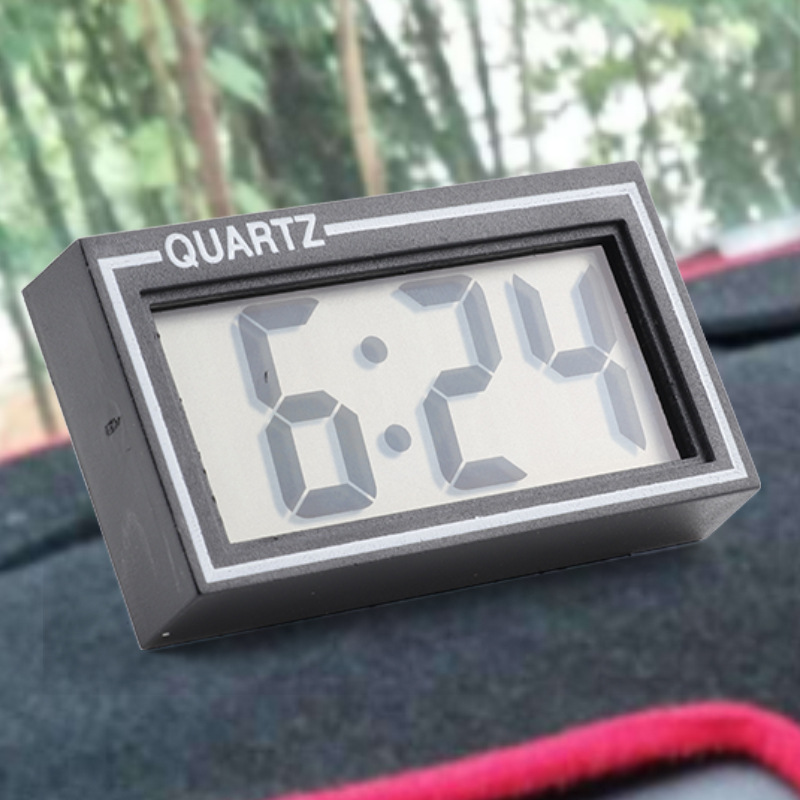 Car Subtotal Clock Car Supplies Sticky Watch Car Portable LCD Large Digital Exam Simple Electronic Clock