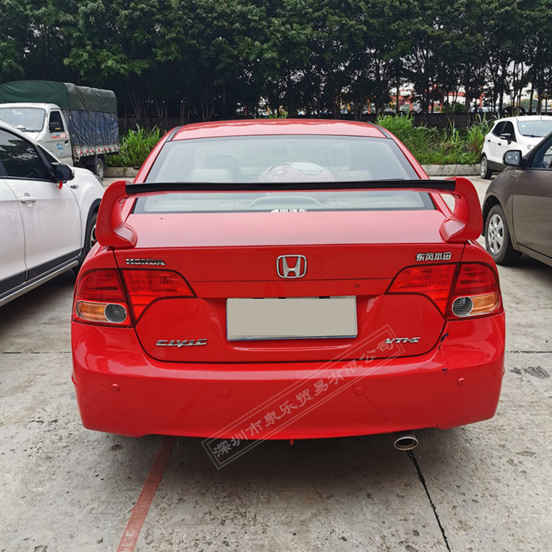 适用06-15本田八代老思域尾翼fd2改装思铭无限款装饰8代gt跑车翼
