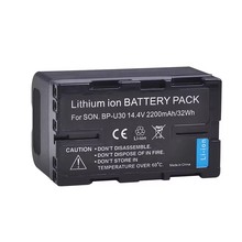 BP-U30 14.4V 2200mAH 相机电池适用于 Sony BP U30 U60 U90 XDCA