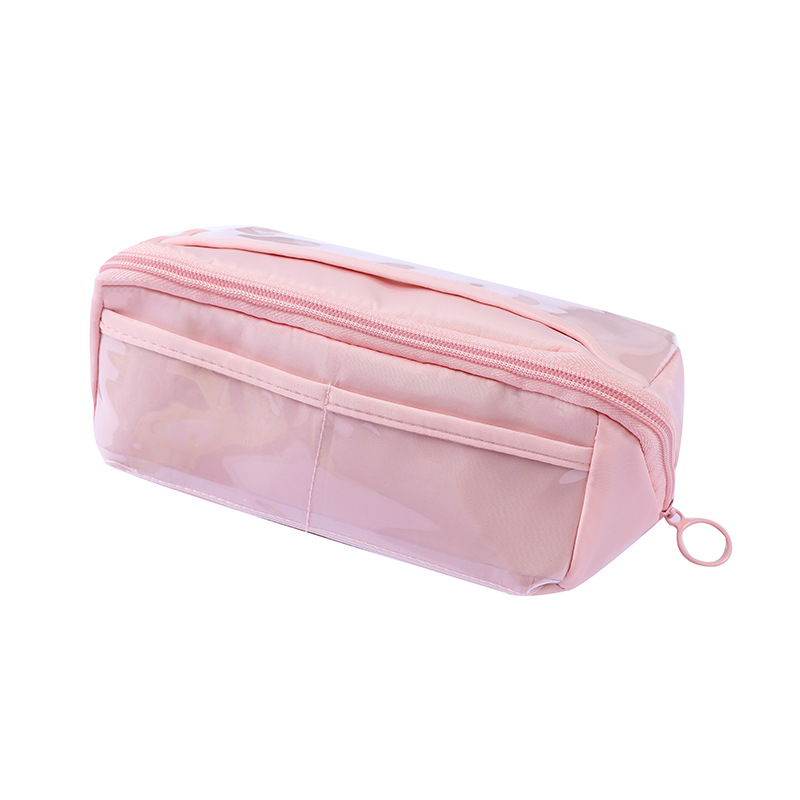 10-Layer Prism Transparent Pencil Case Ins Japanese Large Capacity Junior High School Boys and Girls Simple High-Looking Pencil Box