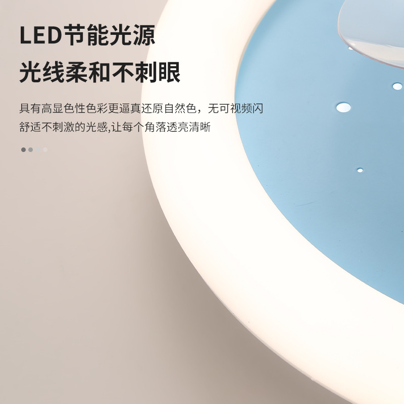 Bedroom Light Design Sense Modern Simple Master Bedroom Lamp round Children's Room Lamp Super Bright Eye Protection LED Ceiling Lamp