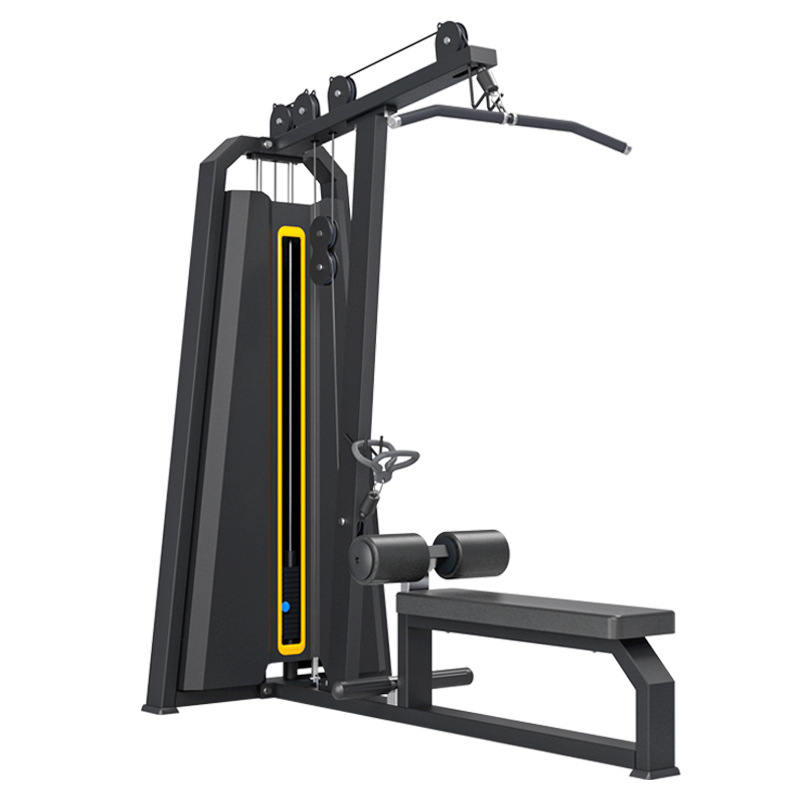 健身房器械专业商用高低拉一体机室内多功能高拉背低拉划船训练器