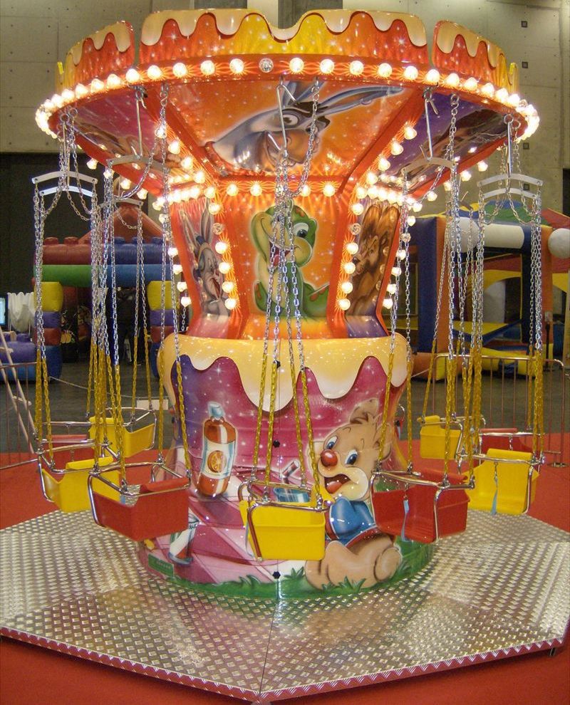 游乐园网红迷你飞椅游乐设备室内外游乐园卡通飞椅上座快人气旺