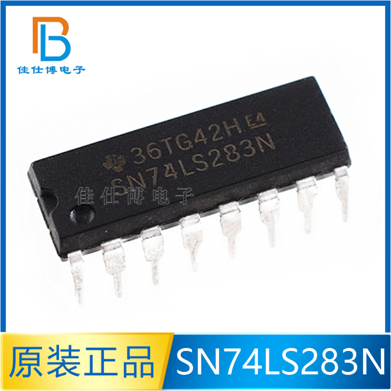 sn74ls283n 全新原装 直插dip16 4位二进制全加器/快速进 74ls283