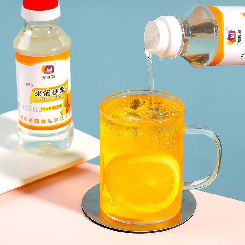 牌f55小瓶果葡糖浆原味浓缩果葡糖浆奶茶咖啡果汁甜品专用批发