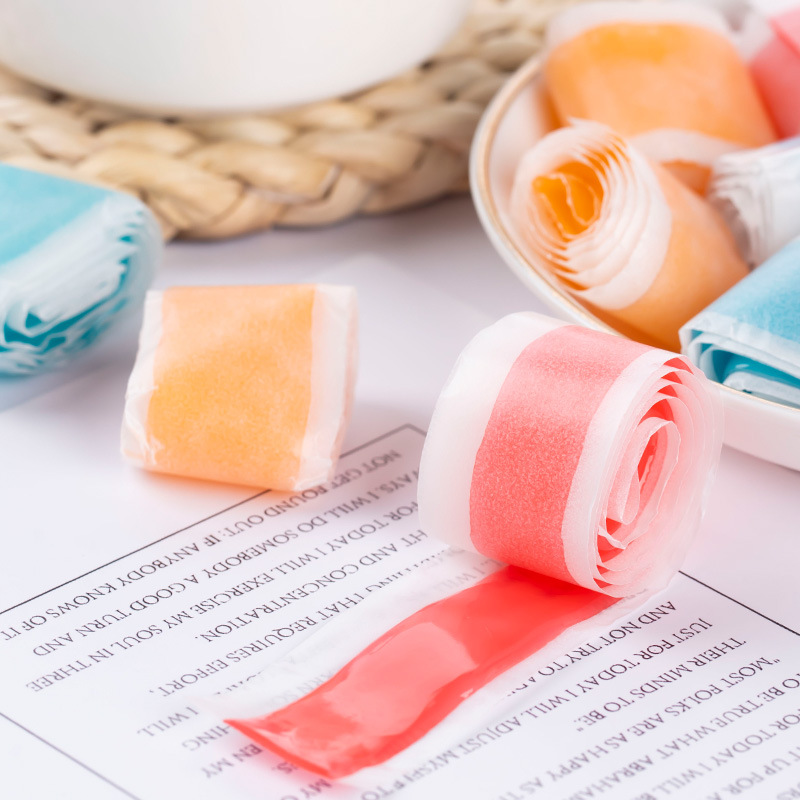 百氏兄弟果c卷袋装儿童水果汁糖果怀旧零食卷卷糖校园零食