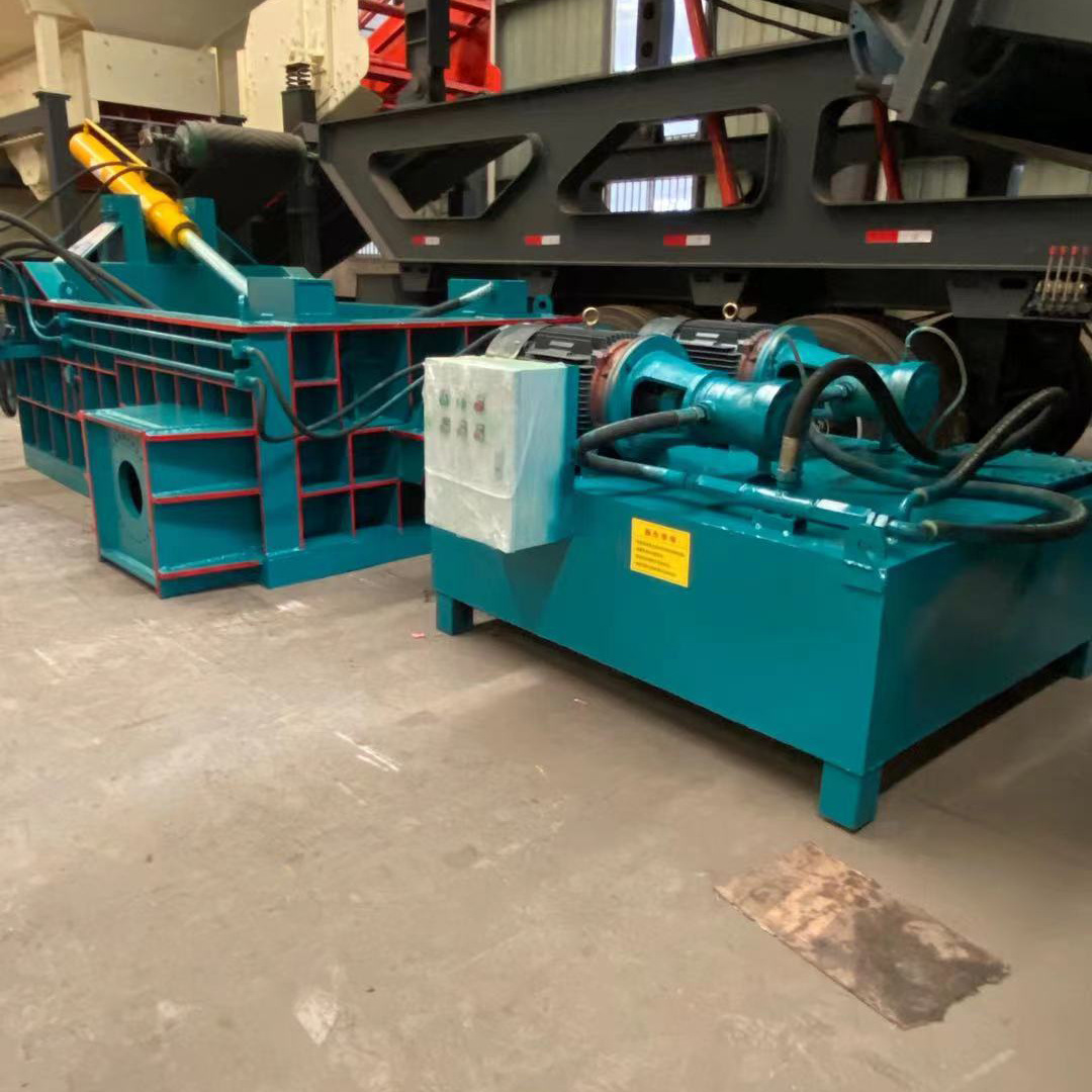 废旧易拉罐压块机 金属压块打包机 废铁设备 铁销金属压块成型机