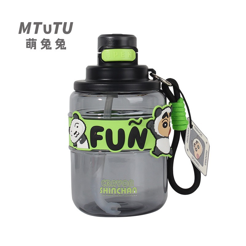 Crayon Small New Tritan High Temperature Resistant Big Belly Cup Good-looking Large Capacity Ton Cup Water Cup Student Portable Cup