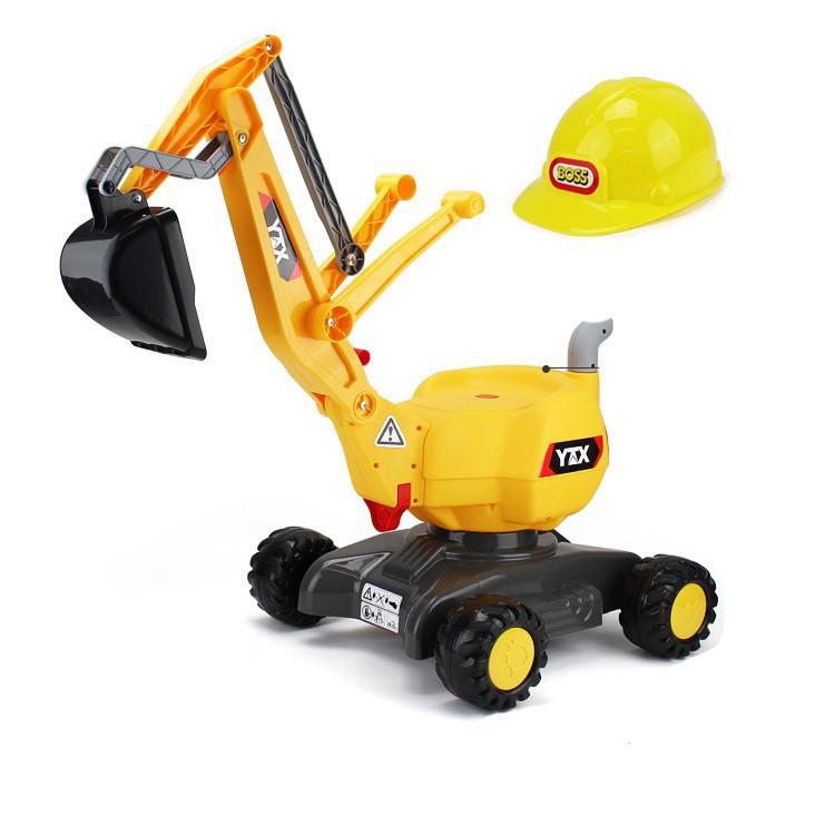 男孩可坐人工程车挖沙沙滩钩机挖土机挖机玩具车儿童挖掘机7勾机6