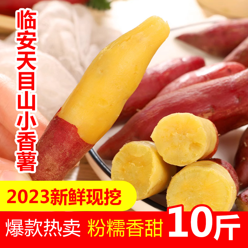 浙江农科临安天目山小香薯5斤新鲜地瓜山芋红皮黄心蜜番薯-阿里巴巴