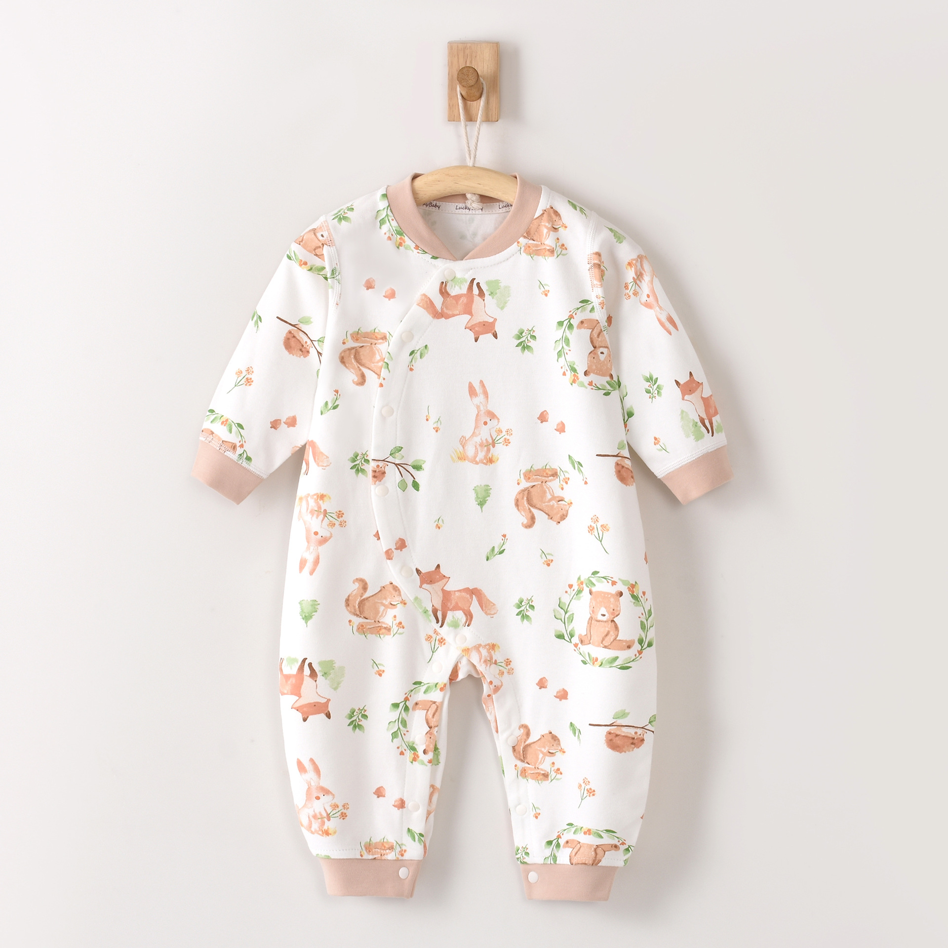 Newborn Jumpsuit Spring and Autumn Baby Romper Newborn Baby Clothes Pure Cotton Class a Baby Jumpsuit