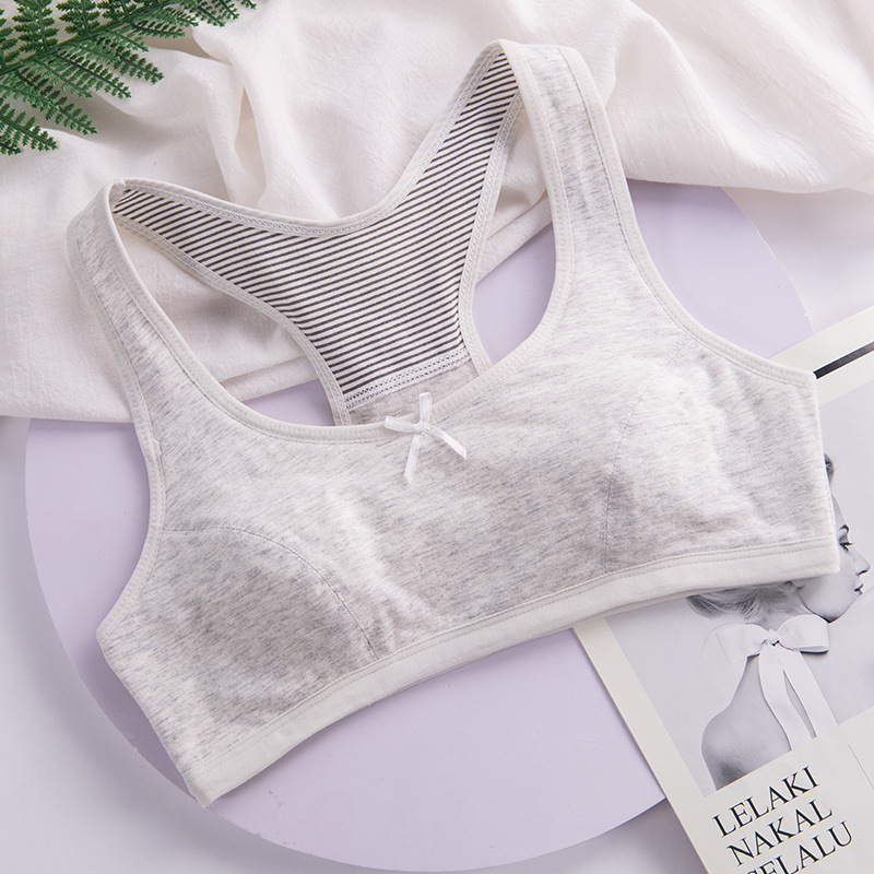 发育期小背心少女内衣9-12女孩青春期中大童小学生无钢圈文胸薄款