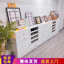 靠墙美甲柜展示柜矮柜美甲店置物柜储物柜指甲油产品边柜柜台