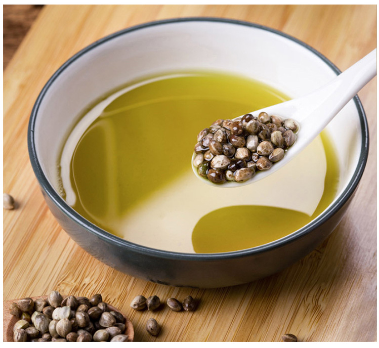 500ml纯火麻油物理压榨一级家用食用油正品巴马火麻仁油拌蜂蜜