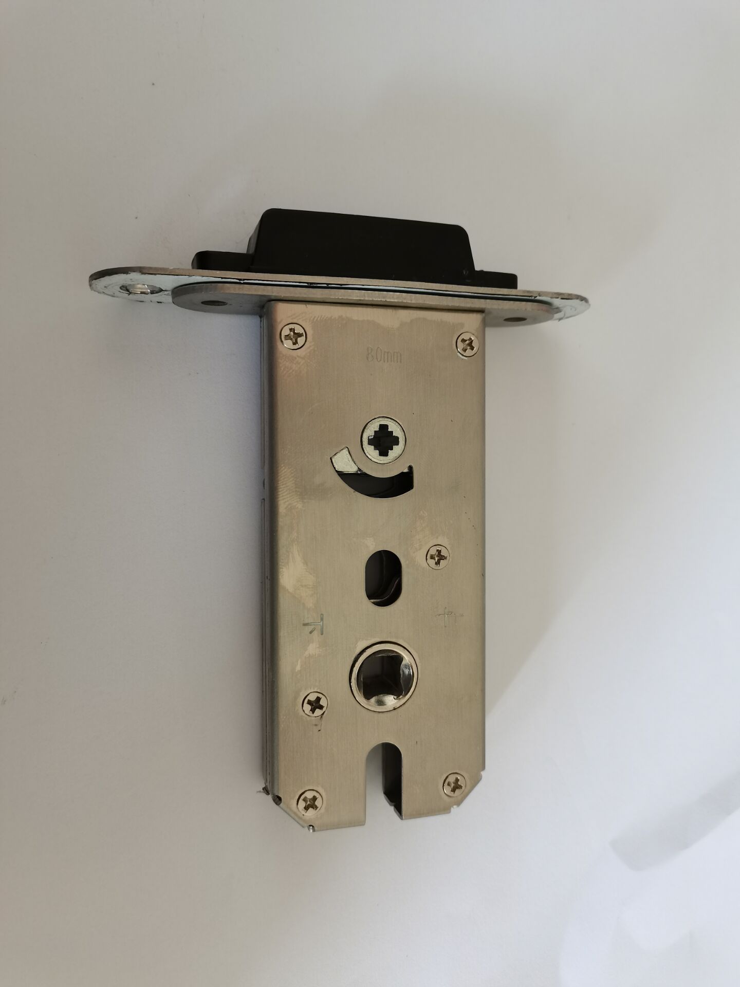 生态门磁力锁芯 80加长磁力单舌锁体 生态门磁吸锁体