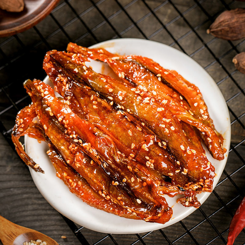 麻辣马步鱼即食海龙鱼龙头鱼香辣小鱼仔休闲零食批发熟食下饭菜