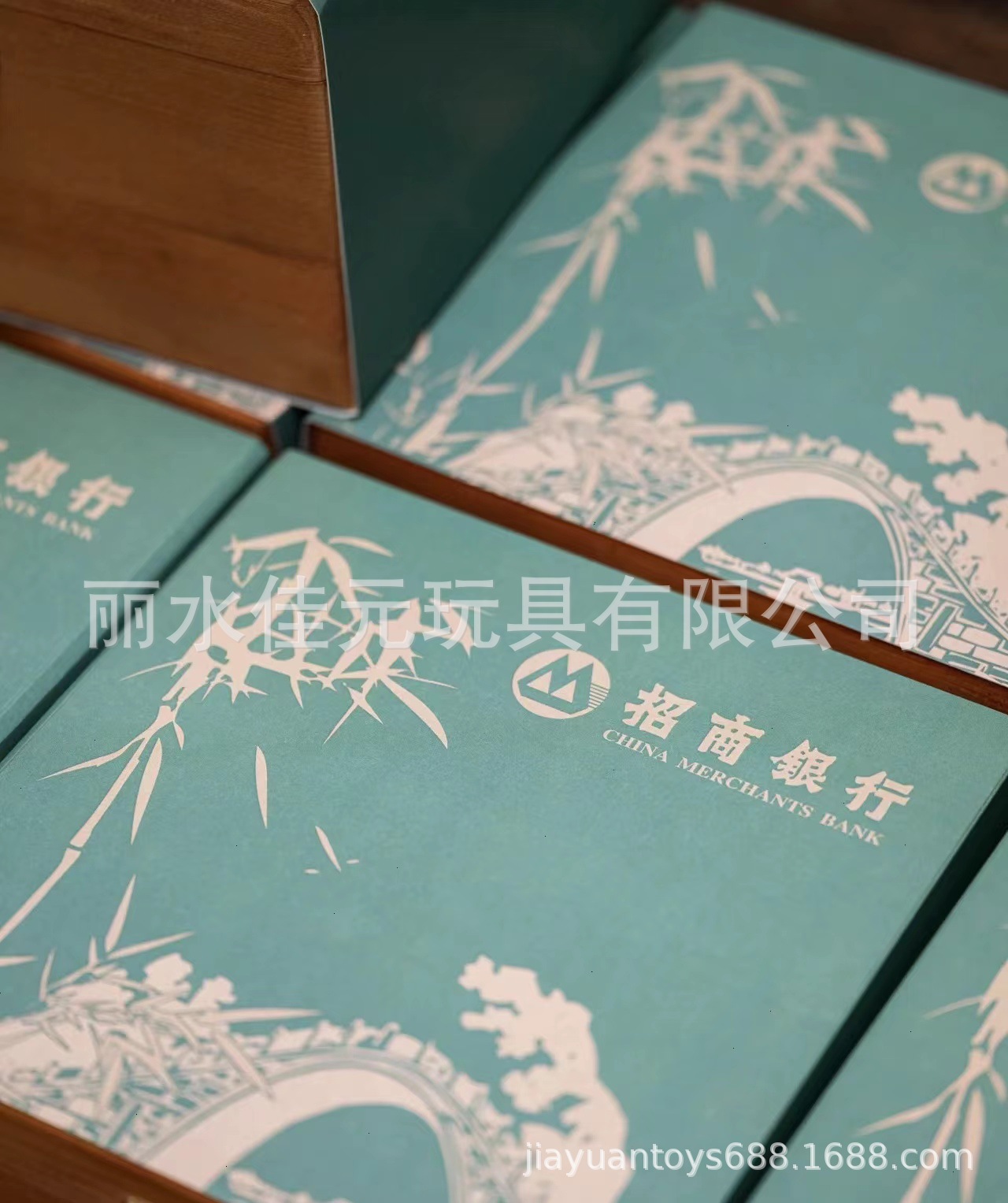 招商银行高端中秋月饼盒喜糖茶叶伴手礼品盒实木中式糕点礼盒工厂