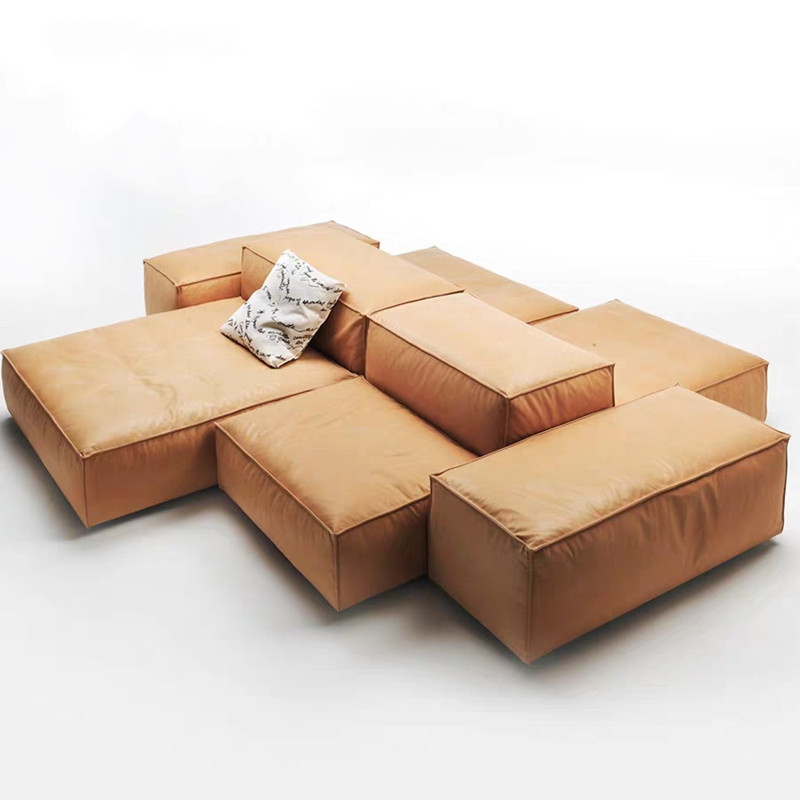 服装店商场美容院影楼大厅模块组合积木沙发创意设计师组合沙发