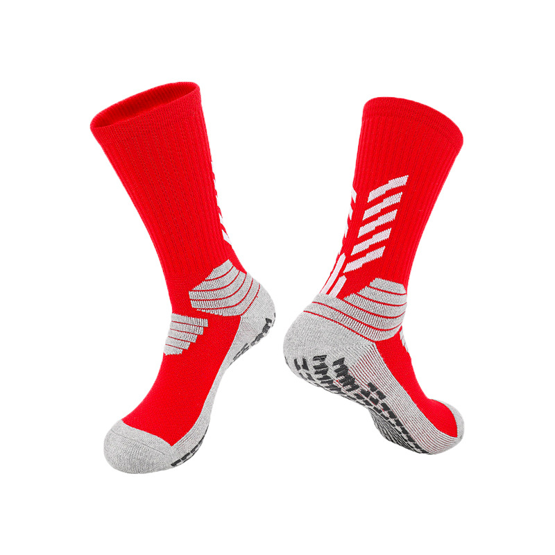 Adult Thickened Towel Football Socks Men's Non-Slip Wear-Resistant Mid-Calf Socks Sweat-Absorbent Breathable Sports Socks Wholesale Cross-Border