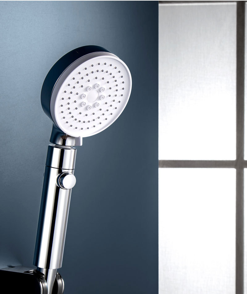 自洁大孔增压花洒喷头莲蓬头家用高压加压淋浴雨洗澡花洒手持喷头