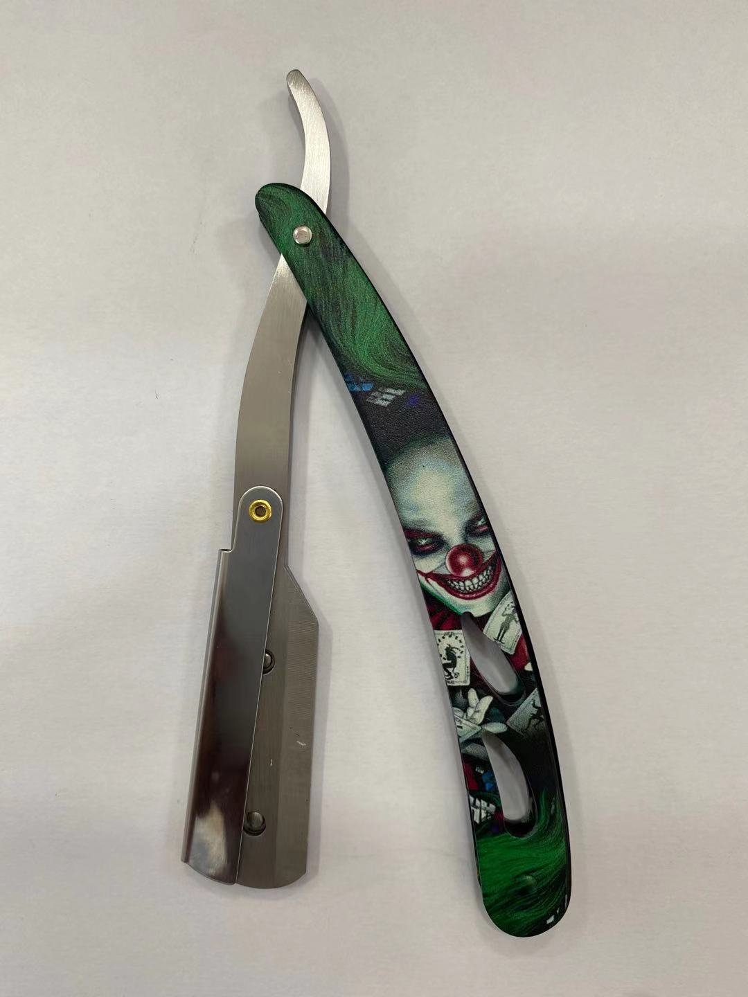 老式剃刀小丑剃须刀手动刮胡刀刮脸刮汗毛刮刀剃头理发刀架胡须刀