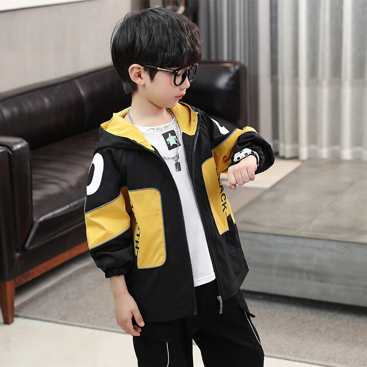 7男童春装外套中大童男孩春秋季休闲风衣9韩版10洋气12帅气潮13岁