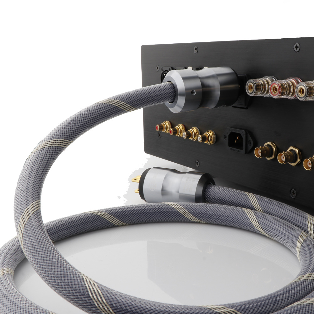 preffair发烧级国标欧标美标电源线hifi音响胆机cd功放奇力电源头