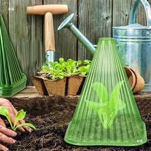 可重复方形使用植物钟罩植物免受鸟类霜冻蜗伤害绿色育苗保护罩