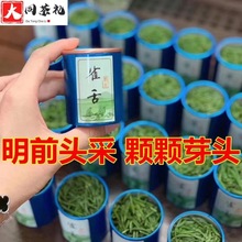 雀舌茶叶2023新茶特级绿茶四川蒙顶竹叶茶礼盒装嫩芽明前清香型