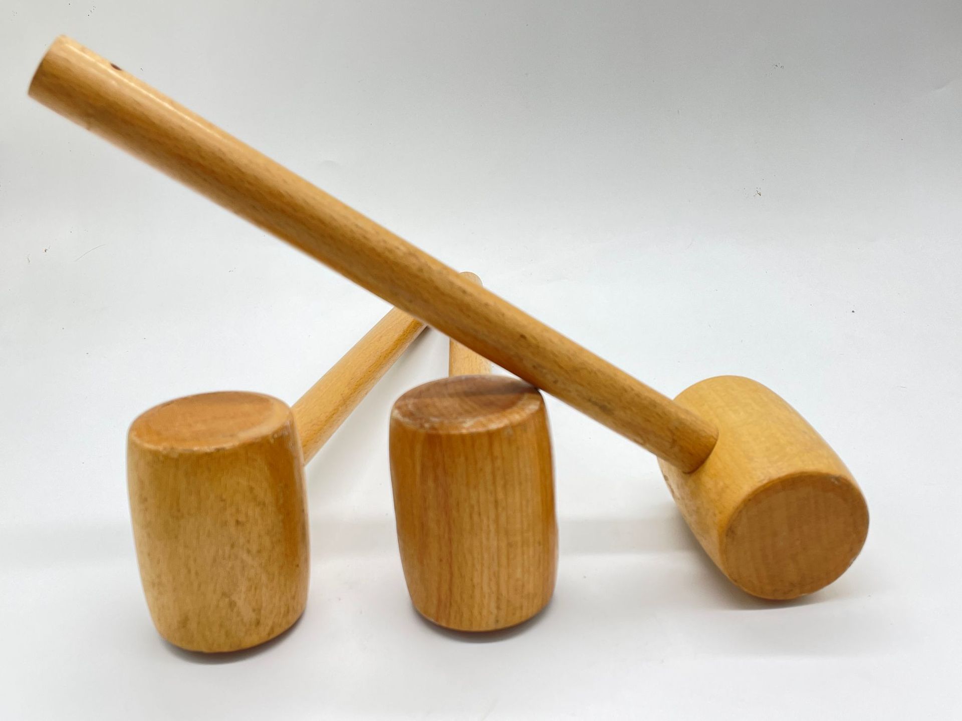 木质按摩锤子拍卖锤木工锤实木考古小木锤儿童手工玩具平头小木槌