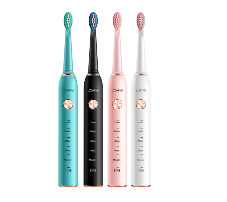Amazon Cross-Border New Arrival Smart Electric Toothbrush USB Direct Charging DuPont Soft Hair Sonicare Electric Toothbrush