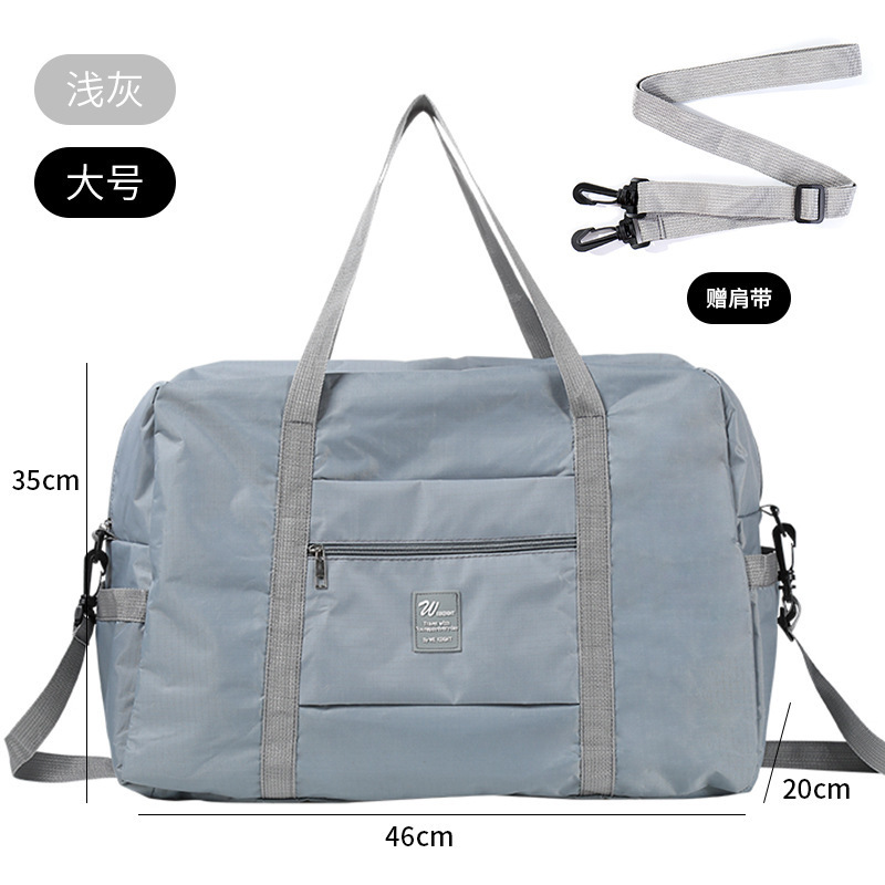 Travel Large Capacity Clothing Bag Luggage Bag Coverable Handle Short Distance Travel Bag Travel Bag Buggy Bag Crossbody Shoulder Portable