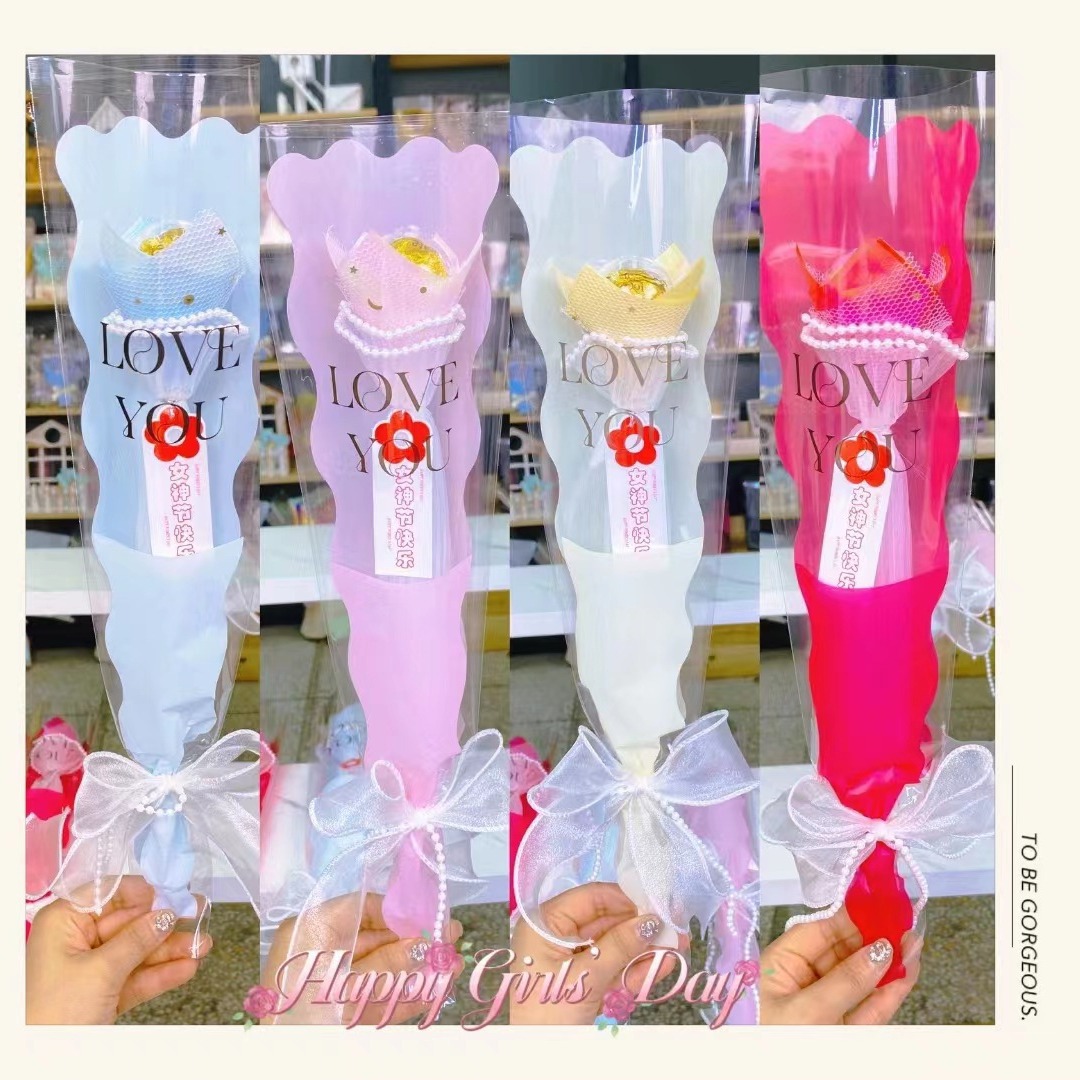 卡迪妙尔情人节38女神节礼物花束巧克力10g单支送对象闺蜜即食批