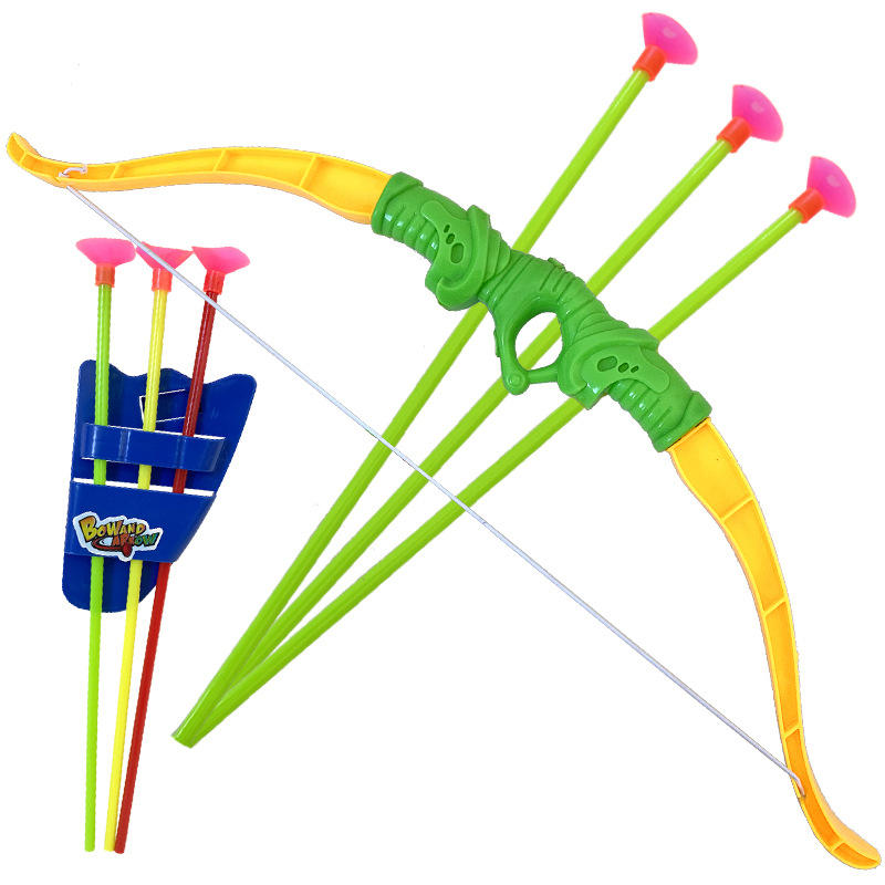 地摊小玩具儿童弓箭玩具仿真运动健身软吸盘弓箭礼品货源热卖批发