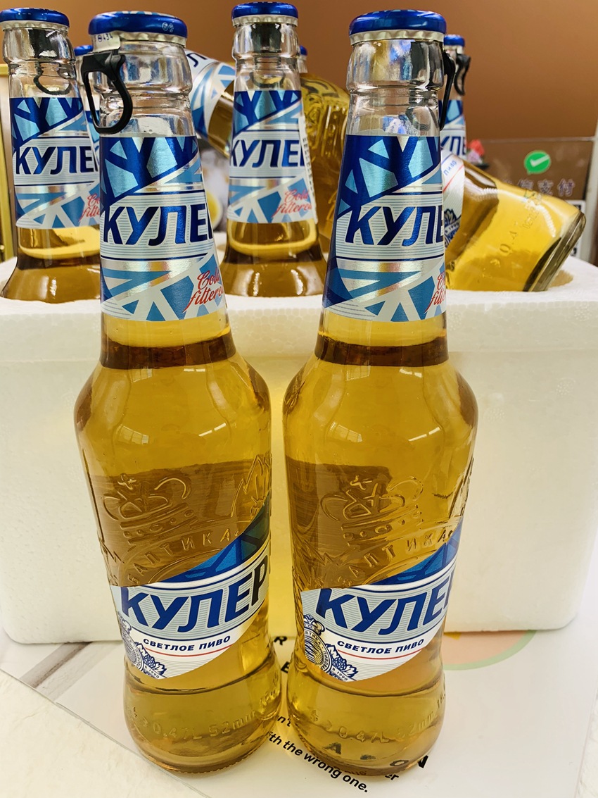 俄罗斯波罗的海啤酒酷乐啤酒6瓶装泡沫箱打包6瓶包邮47酒精度