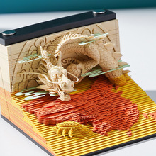 【文创】厂家.可.定.制 3D便签纸本创意立体纸雕清水寺便利贴抖音