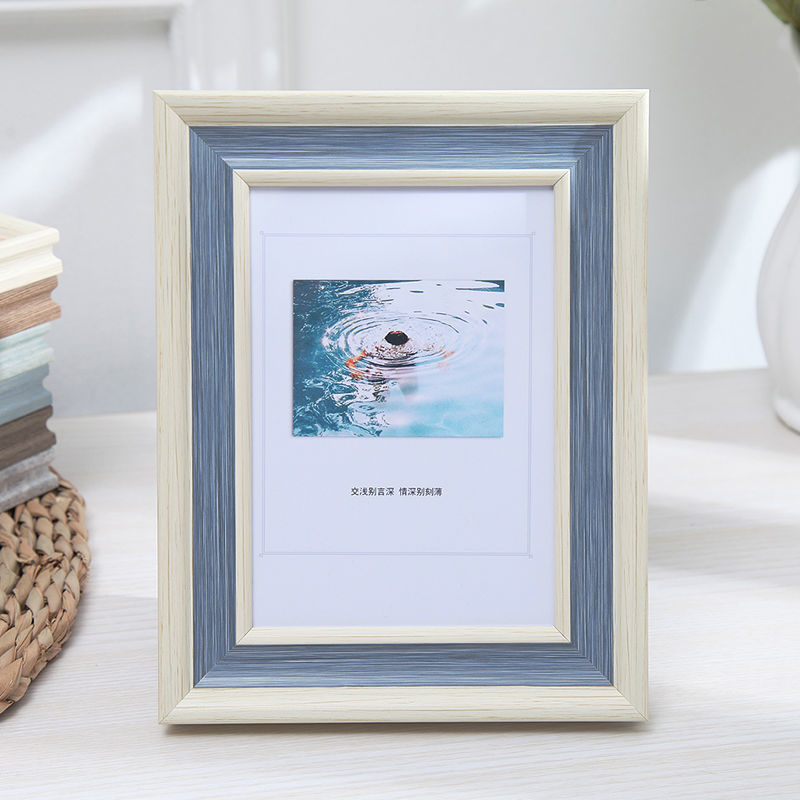 相框摆台桌摆简约小清新5寸6寸7寸8寸10寸a4挂墙摆件相片框速卖通