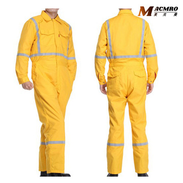 外贸芳纶Ⅲa阻燃连体服防火工装 芳纶长袖连体工作服厂家生产