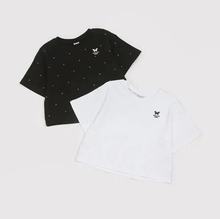 E3585 预售五月底发货安娜苏烫钻短袖T恤