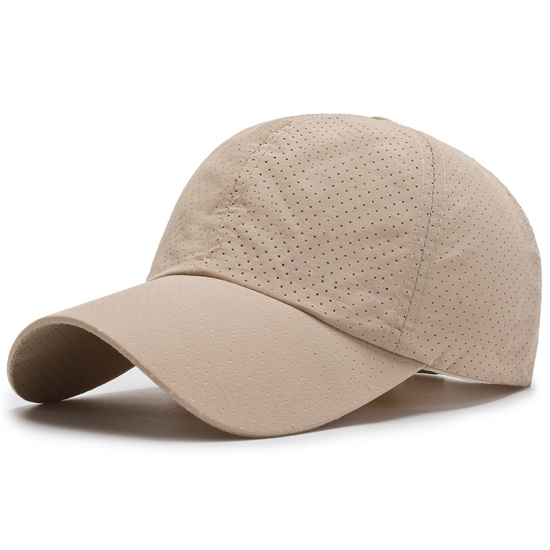 Hat Spring and Summer Outdoor Casual Sun Hat Men's and Women's Simple Elegant Quick-Drying Breathable Net Cap Printed Logo