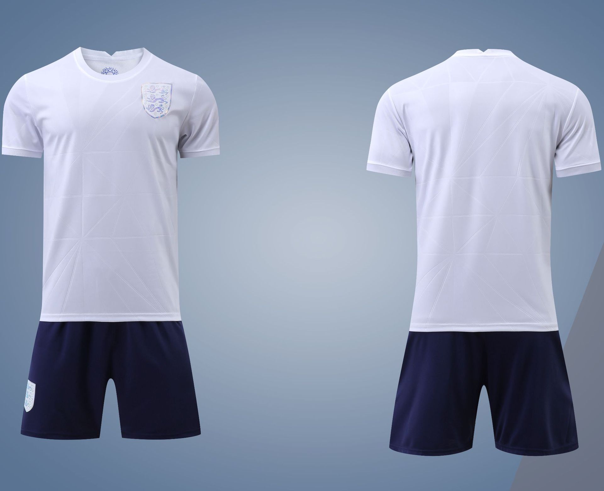 22-23赛季世界b英格兰主客场国家队足球衣服套装比赛训练服s-3xl