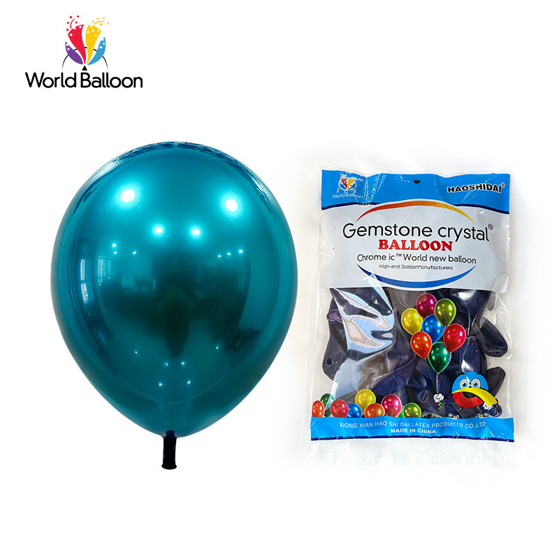 Good Times Chrome Ice Double Layer Rubber Balloons Wedding Birthday Party Decoration 10-Inch 12-Inch Balloon Set Wholesale