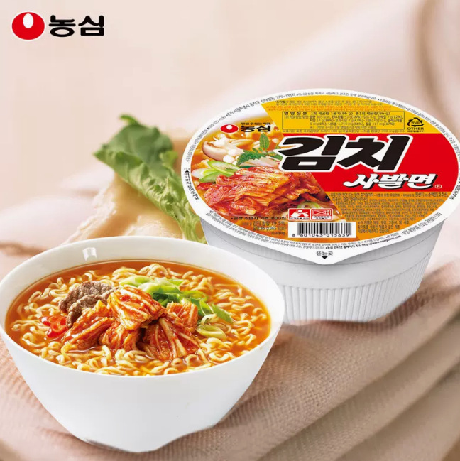 韩国进口农心牌牛肉泡菜味拉面速食方便面泡面宵夜即食碗面批发