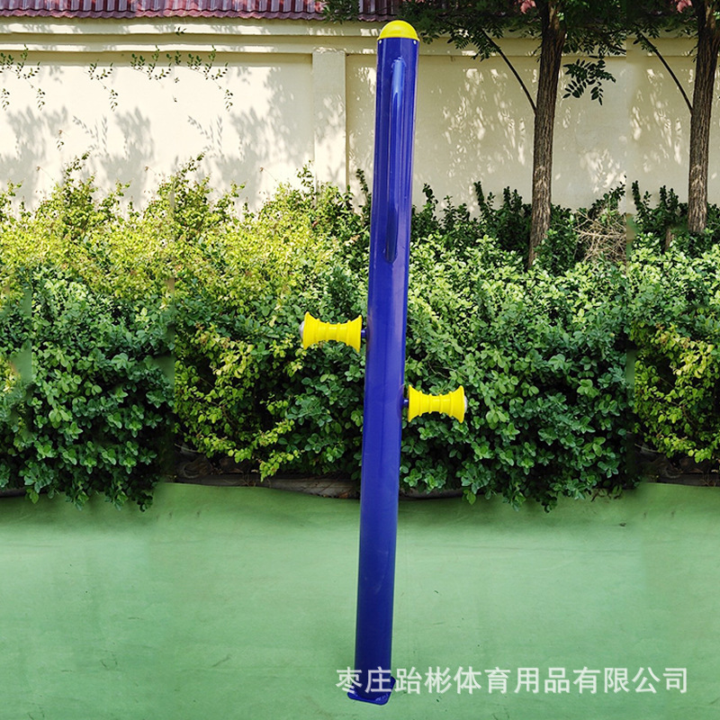 磨腿杠健身器材小区公园老人腿部健身路径按摩揉捏滚轮健身器材